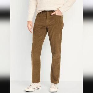 Mens Old Navy Straight Five-Pocket Corduroy Pants - 38x30